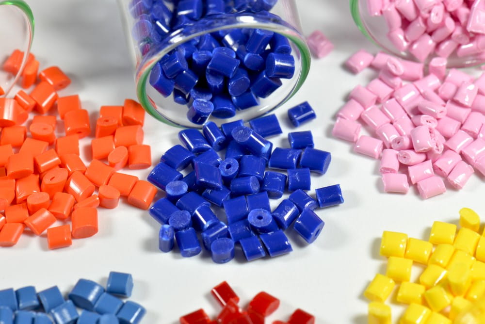 Different color thermoplastics resins best used for injection molding